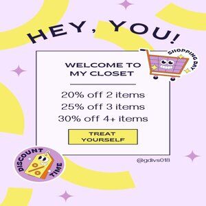 ✨️CLOSET DISCOUNT✨️